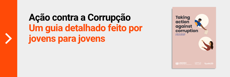 Taking action against corruption: A step-by-step guide by youth for youth